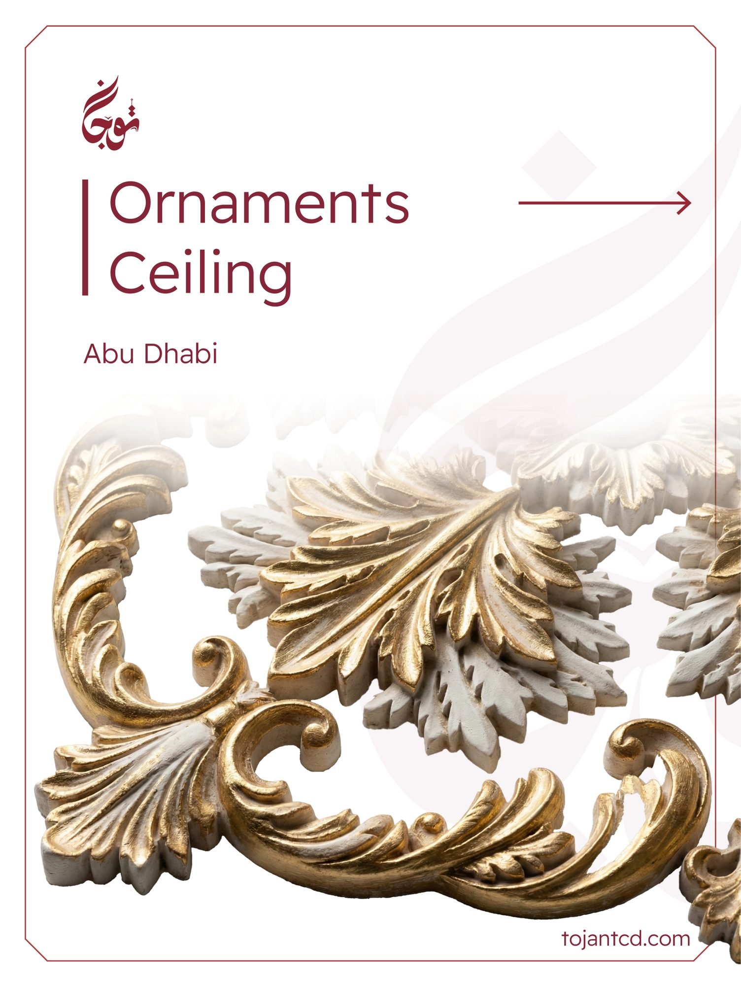 Ornaments Ceiling — Abu Dhabi — Tojan TCD
